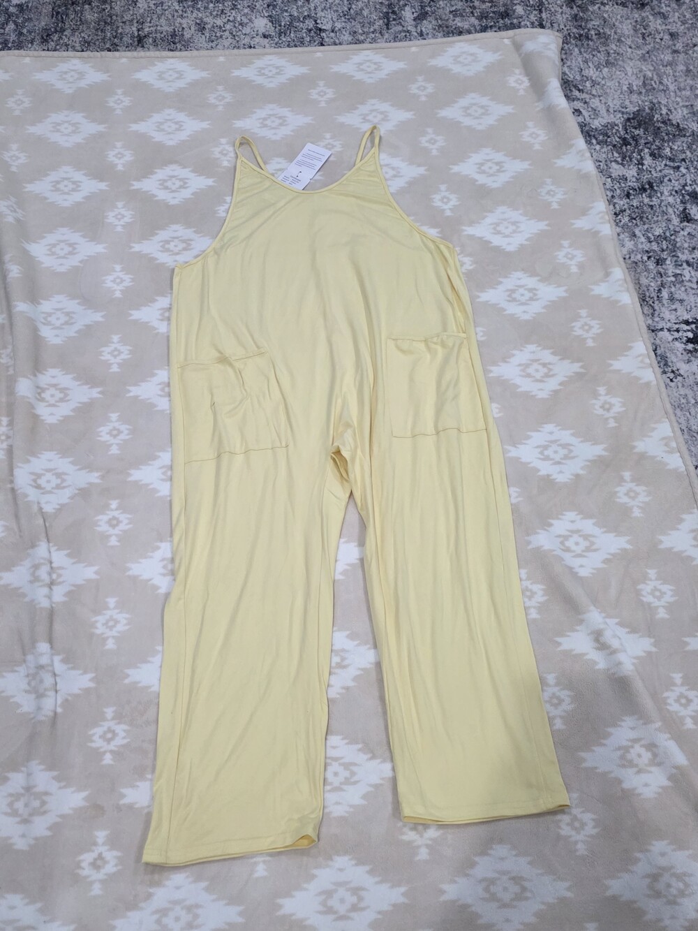 Yellow Jumpsuit Size Medium NWT